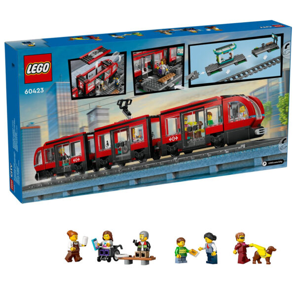 60423 lego city downtown tram 2