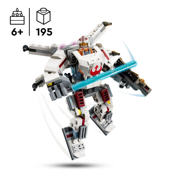 75390 lego starwars luke skywalker xwing mech 3