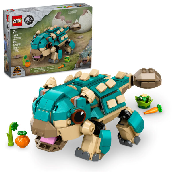 76962 lego jurassic world baby bumpy ankylosaurus