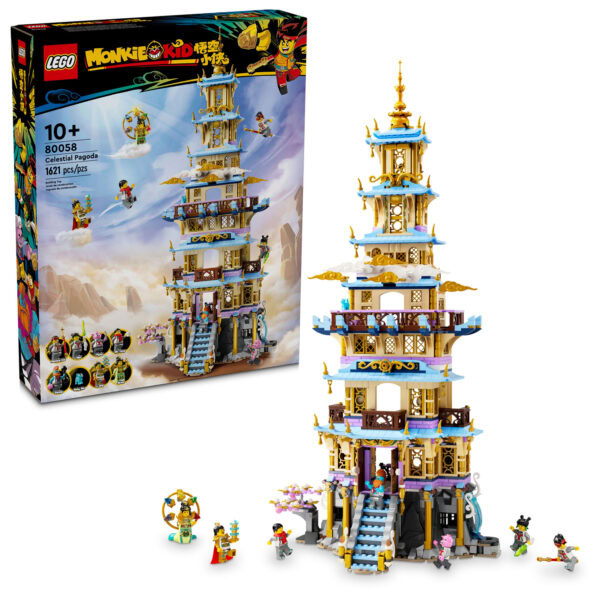 80058 lego monkie kid celestial pagoda