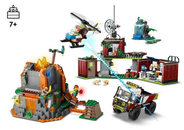 60691 lego city jungle explorer base camp 1