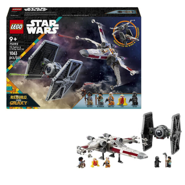 75393 lego star wars tie fighter xwing mash up 2