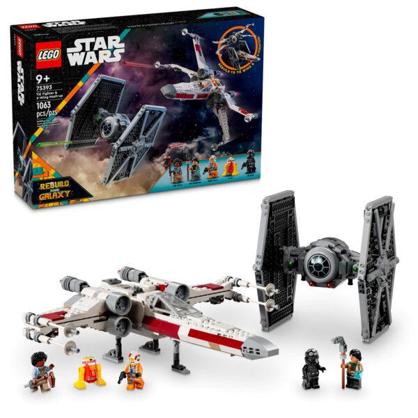 75393 lego starwars tie fighter xwing mashup