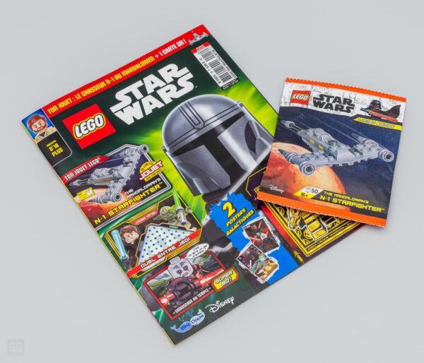 lego starwars magazine juin 2024 mandalorian n1 starfighter