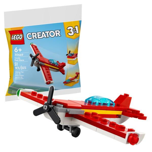 30669 lego creator inconic red plane polybag