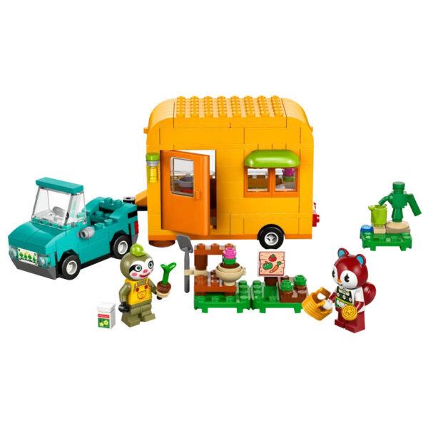 lego animal crossing 77054 gerdss caravan