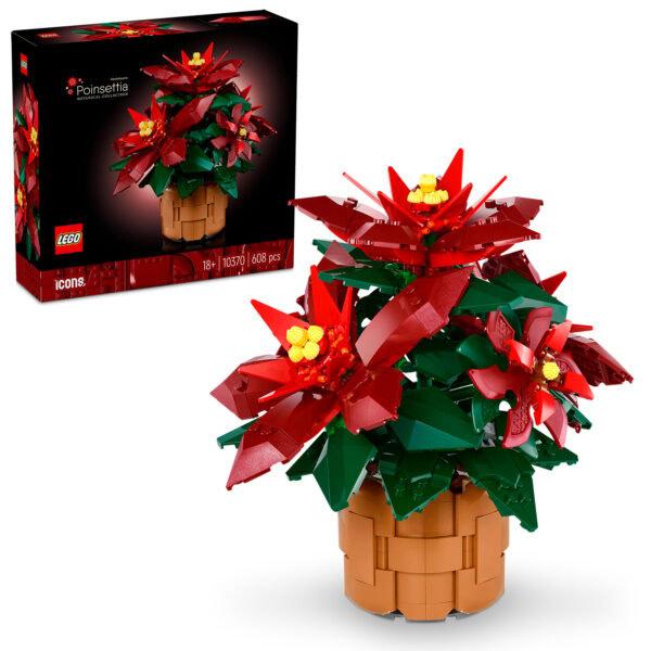 lego icons botanical collection 10370 poinsettia 2