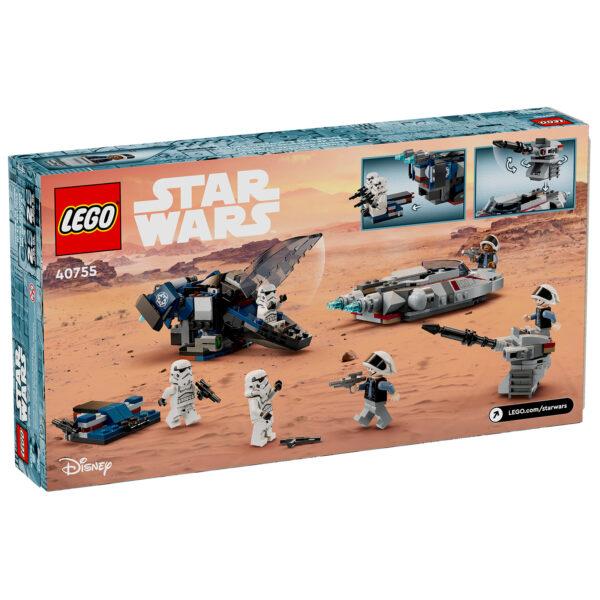 40755 lego starwars imperial dropship vs rebel scout speeder 2