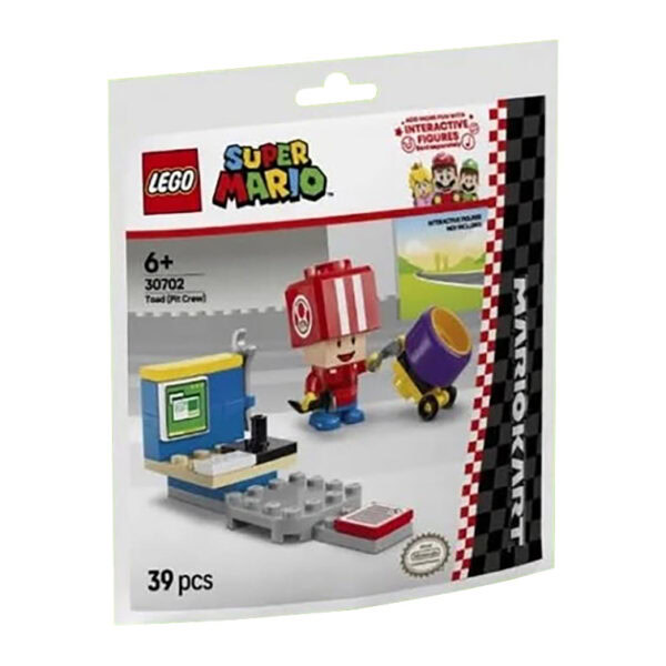 30702 lego super mario kart toad pit crew polybag