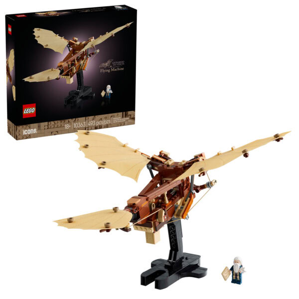 Nouveauté LEGO ICONS 2025 : le set 10363 Leonardo da Vinci's Flying Machine est en ligne sur le Shop