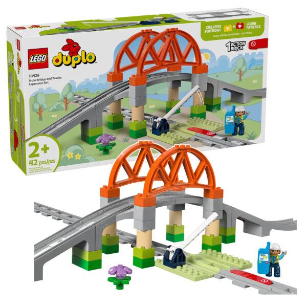 10426 lego duplo train bridge and tracks expansion set