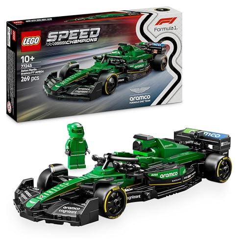 LEGO Speed Champions Voiture F1 Aston Martin Aramco AMR24 - Jeu de Construction avec Voiture de Course - Minifigurine Collector de Pilote de Formule 1 - Cadeau pour garçons et Filles dès 10 Ans 77245