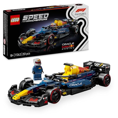 LEGO Speed Champions Voiture F1 Oracle Red Bull Racing RB20 - Voiture de Course de Formule 1 pour Adulte - Inclut Une minifigurine Collector de Pilote - Cadeau pour Fans de Sport Automobile 77243