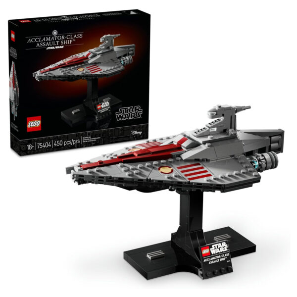 LEGO Star Wars 75404 Acclamator-Class Assault Ship : premiers visuels officiels