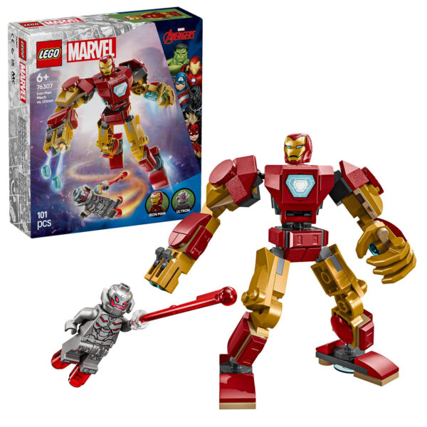 76307 lego marvel iron man mech vs ultron 1