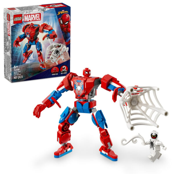 76308 lego marvel spider man mech vs anti venom 1