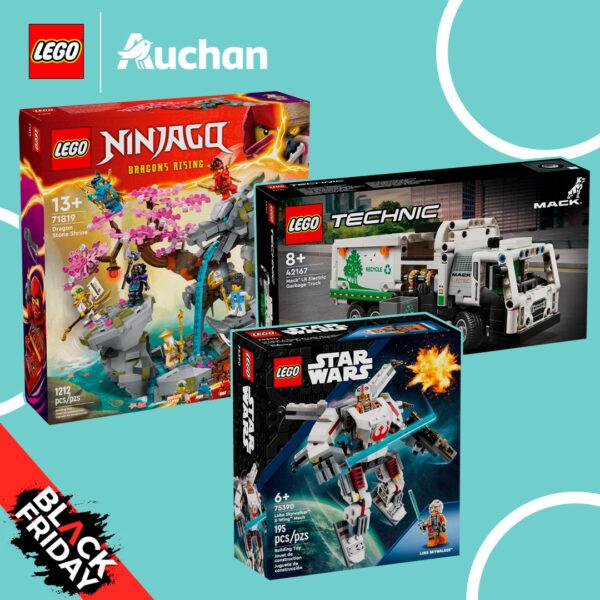 Black Friday chez Auchan : 25% d'économie sur une sélection de produits LEGO