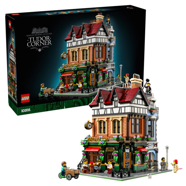 LEGO ICONS 10350 Tudor Corner : le Modular 2025 est en ligne sur le Shop