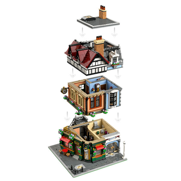 10350 lego icons modular tudor corner 12