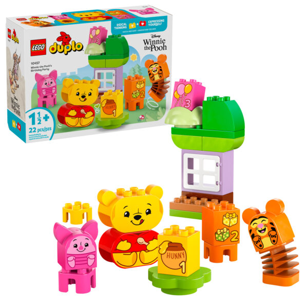 10457 lego duplo winnie the pooh birhtday party