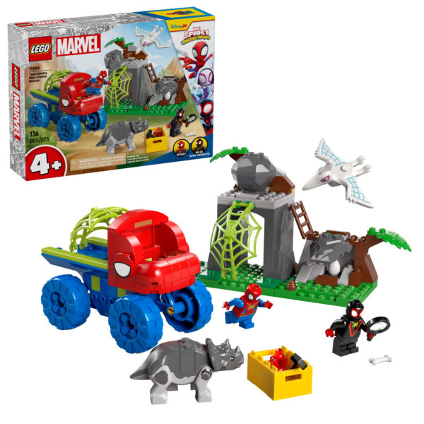 11199 lego marvel team spidey dino crawler rescue