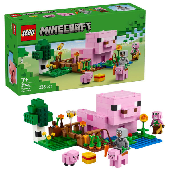 21268 lego minecraft the baby pig house