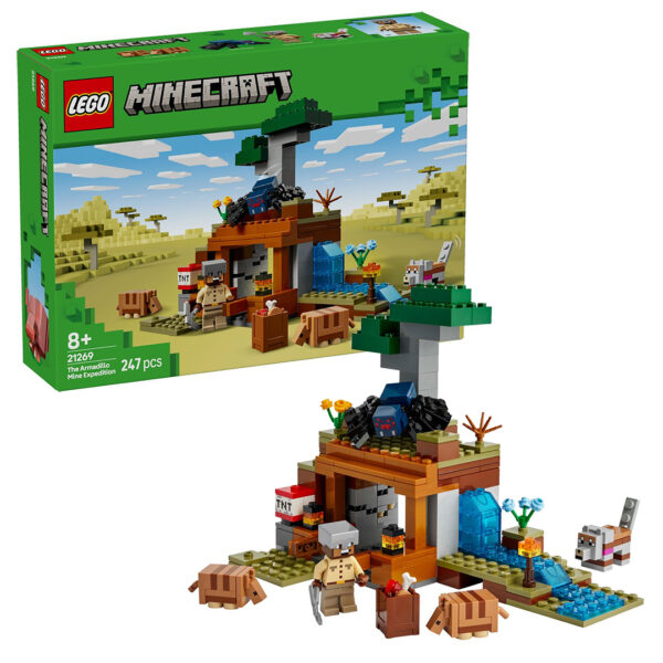 21269 lego minecraft the armadillo mine expedition