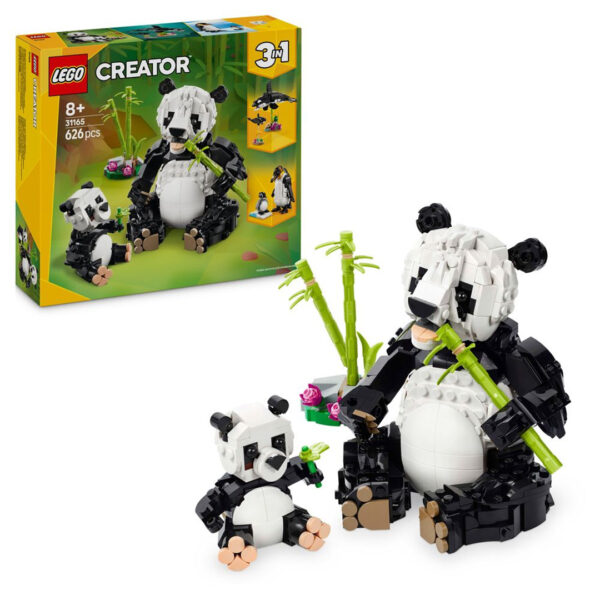 31165 lego reator wild animals panda family