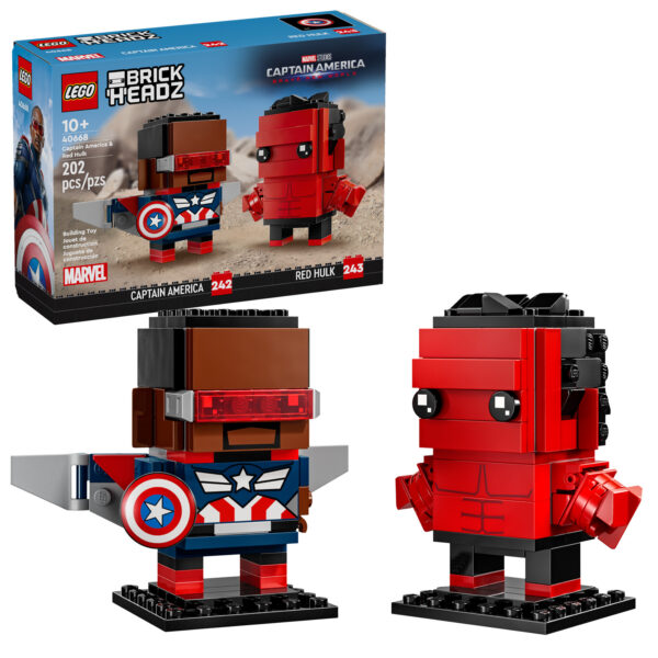 40668 lego marvel captain america red hulk