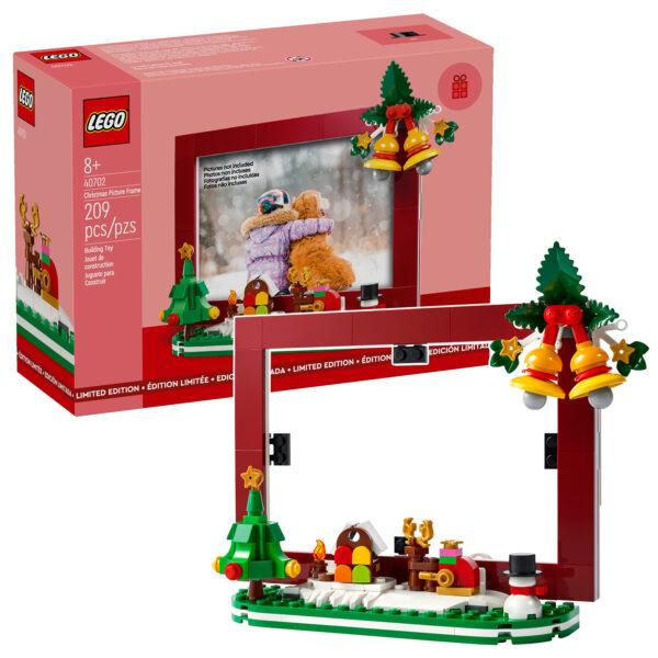 LEGO 40702 Christmas Picture Frame : le prochain produit promotionnel de décembre 2024 est en ligne sur le Shop