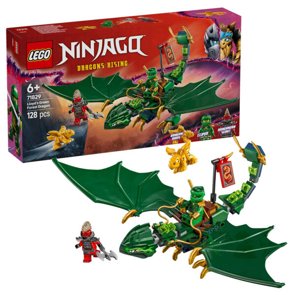 71829 lego ninjago lloyd green forest dragon