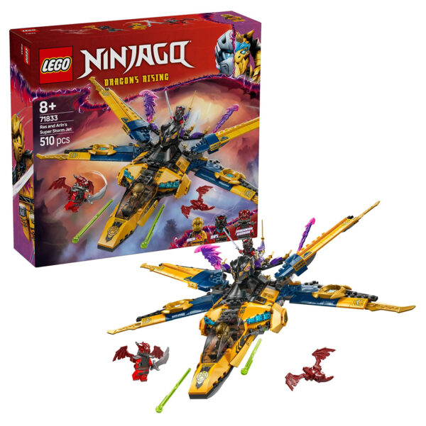 71833 lego ninjago ras arin super storm jet