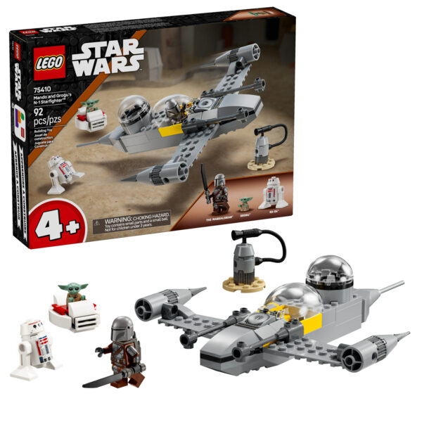 75410 lego starwars mando grogu n 1 starfighter