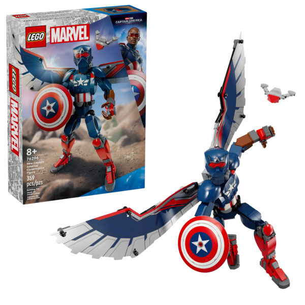 76296 lego marvel new captain america construction figure