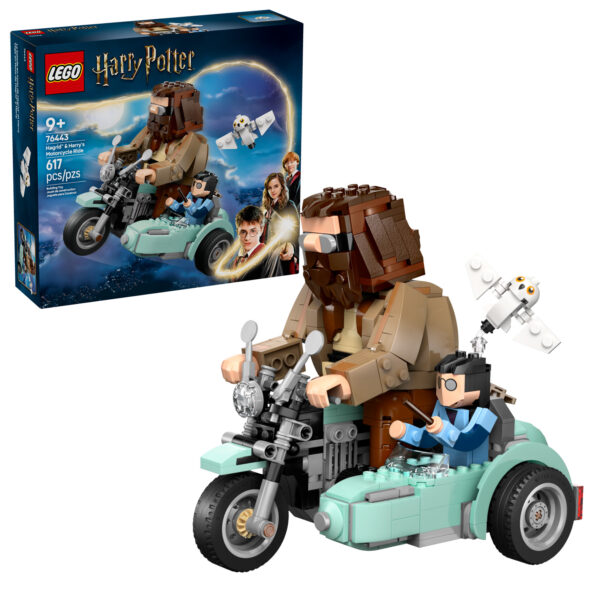 76443 lego harry potter hagrid harry motorcyle ride