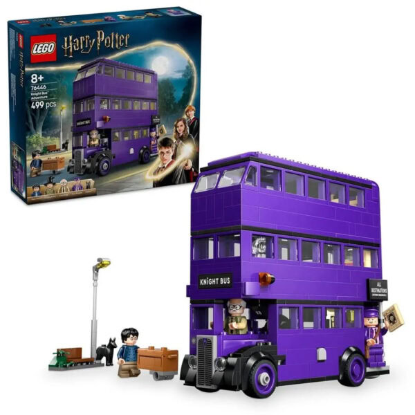 Nouveautés LEGO Harry Potter 2025 : les visuels des set 76446 Knight Bus Adventure et 76447 Hogwarts Castle: Flying Lesson sont disponibles