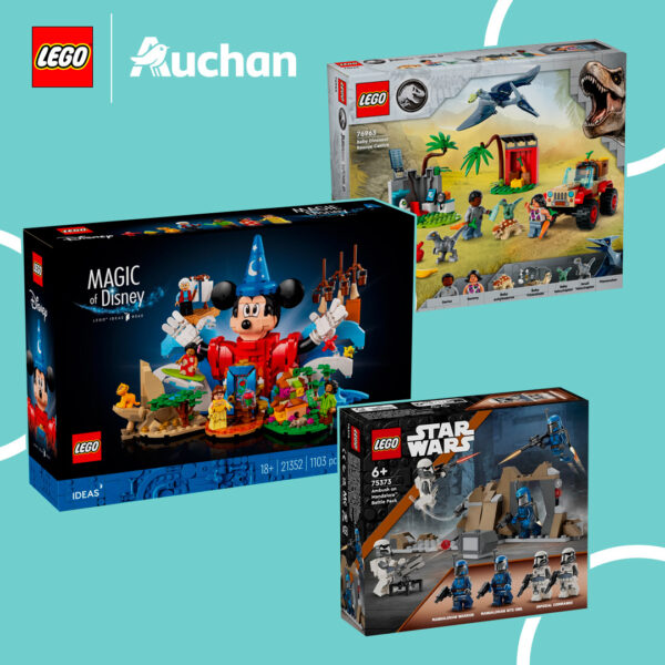 Chez Auchan : jusqu'à 50% d'économie sur une sélection de produits LEGO