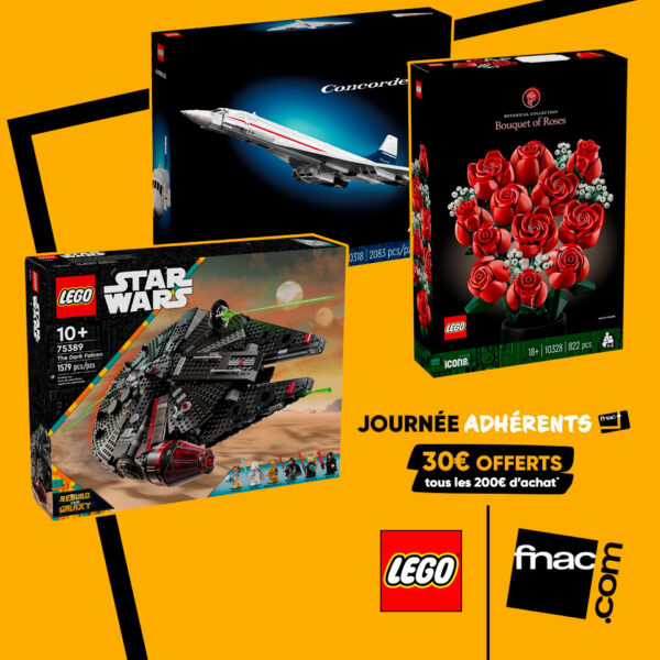 Journée adhérents chez FNAC : 30€ offerts tous les 200€ d'achat