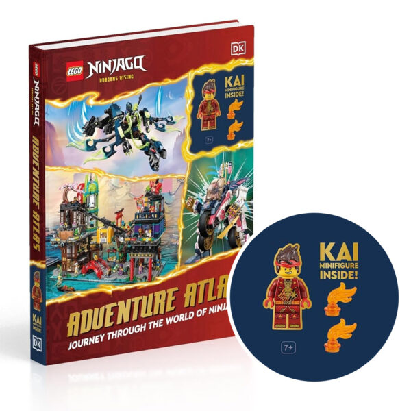 LEGO NINJAGO Dragons Rising Adventure Atlas  : changement de minifig pour accompagner l'ouvrage