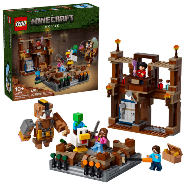 21272 lego n minecraft woodland mansion fighting ring