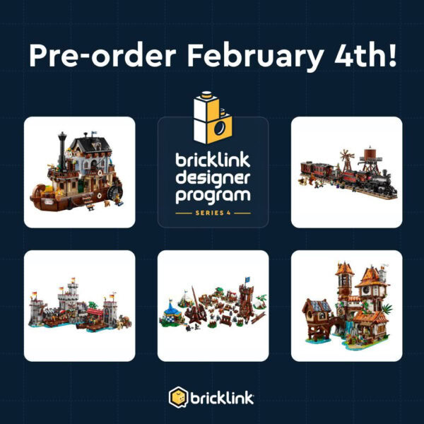 LEGO Bricklink Designer Program Series 4 : les précommandes seront ouvertes le 4 février 2025