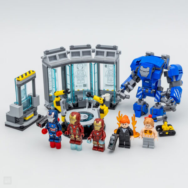 Très vite testé : LEGO Marvel 76315 Iron Man's Laboratory : Hall of Armor