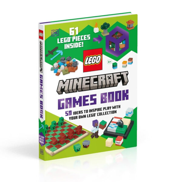 À paraître en juillet 2025 : LEGO Minecraft Games Book