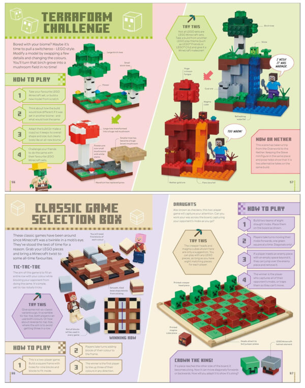 lego minecraft games book 2025 2