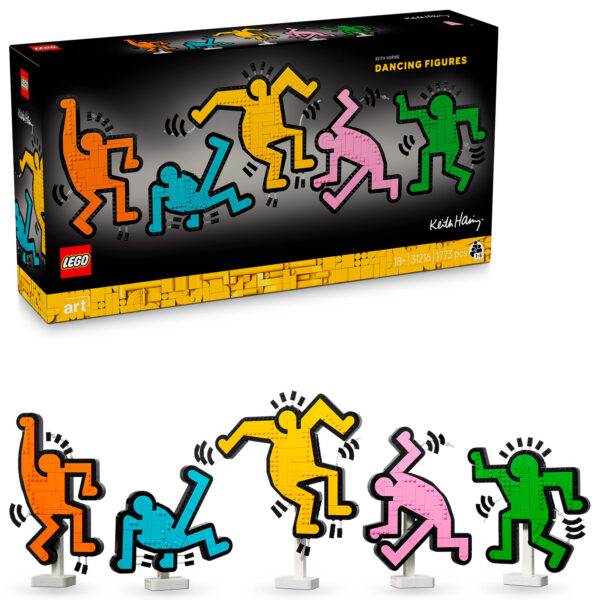 Nouveauté LEGO ART 2025 : le set 31216 Keith Haring – Dancing Figures est en ligne sur le Shop