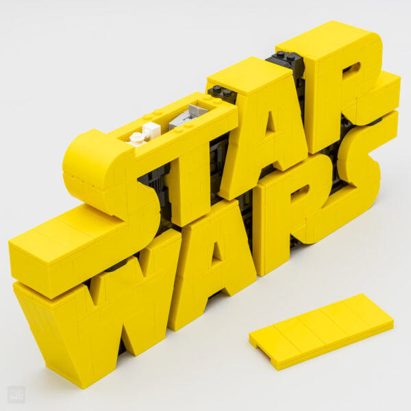 75407 lego starwars brick built starwars logo 2