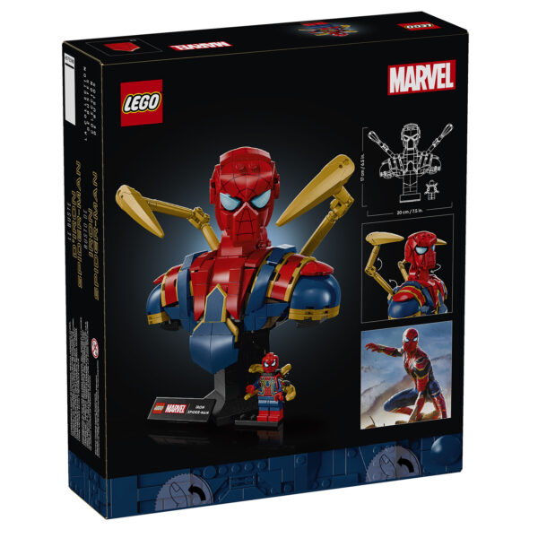 76326 lego marvel iron spider man bust 7