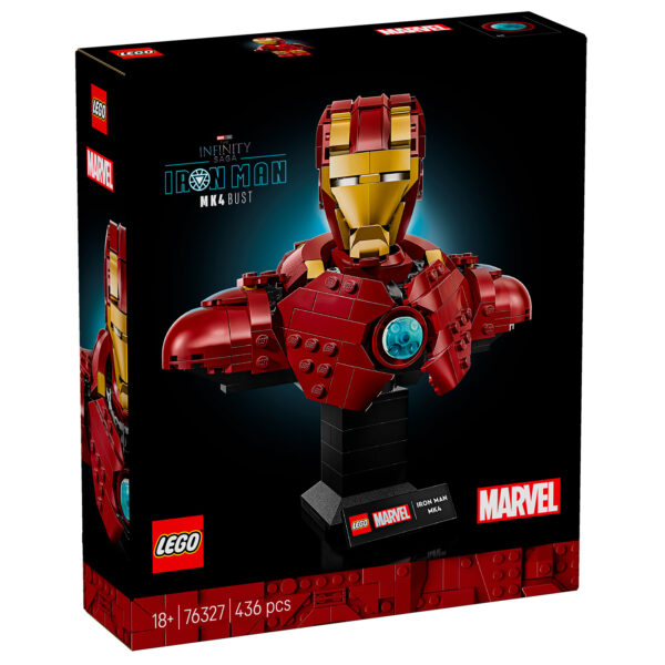 76327 lego marvel iron man mk4 bust 1
