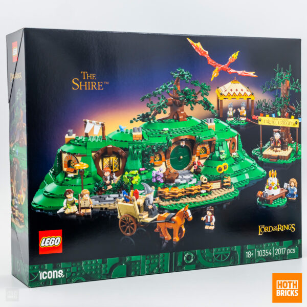Concours : un exemplaire du set LEGO ICONS 10354 The Lord of the Rings : The Shire à gagner !