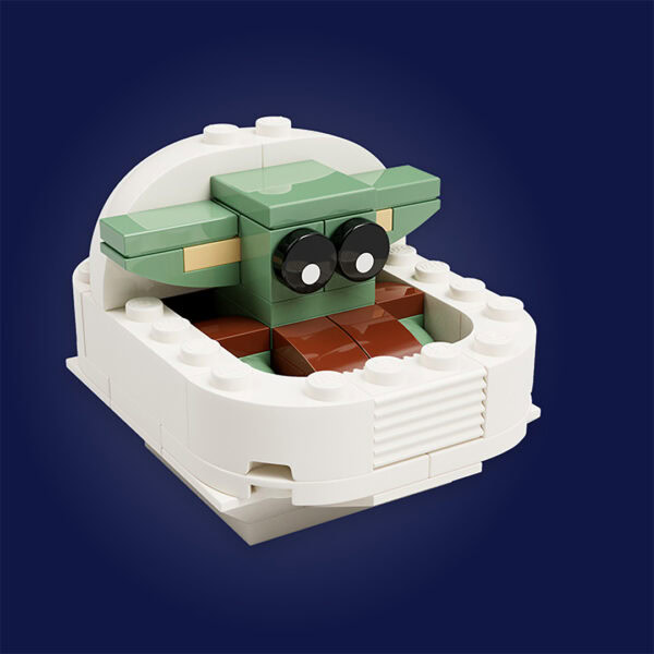 En mai 2025 dans ton LEGO Store : Grogu avec son landau volant offert